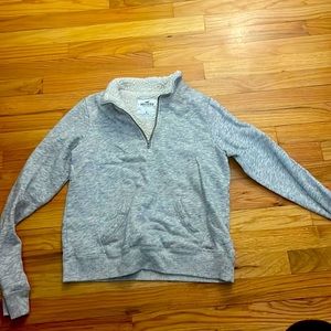 Hollister Quarter Zip Sherpa